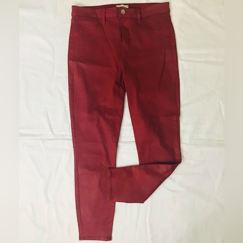 L'AGENCE Marguerite Straight Leg Coated Jean - Picture 8 of 15